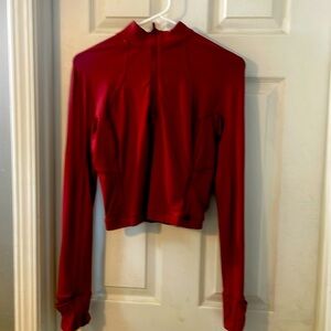 Lululemon It's Rulu Run Cropped Half Zip